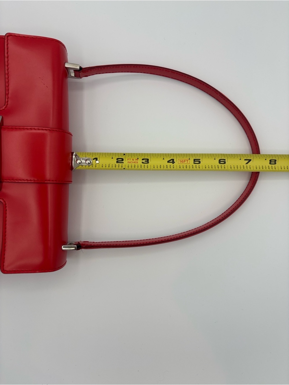 Salvatore Ferragamo Red Shoulder Bag - Leather - Picture 11 of 13